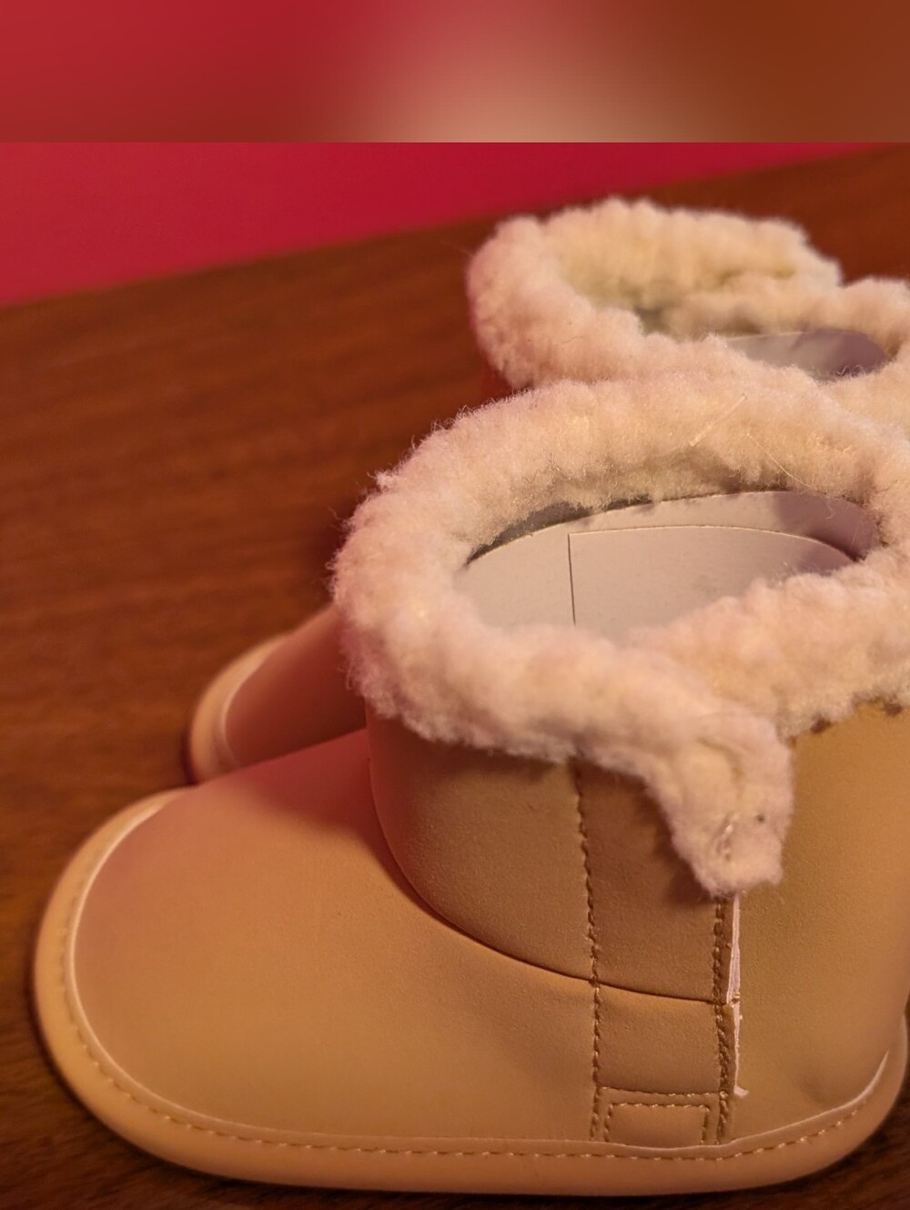 Baby Carter's Cozy Faux-Shearling Winter Boots - Tan